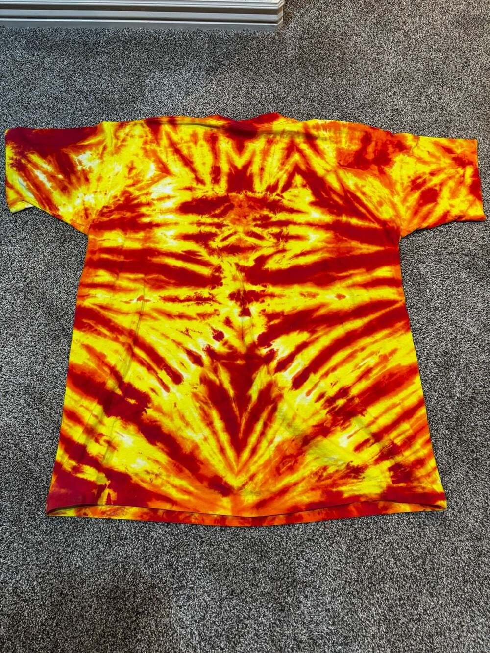 Vintage 1995 Jerry Garcia Psychedelic Big Head Tie Dye Graphic T-Shirt - Picture 7 of 7